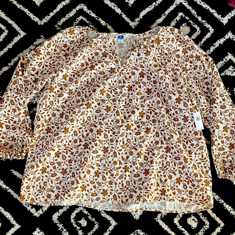 BNWT Indian cotton flowy top SET